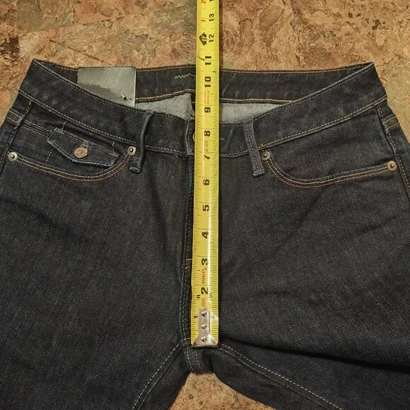 Banana Republic Jeans Womens 27/4R Dark Wash Boot Fit NWT MSRP 79.99 - Picture 6 of 11